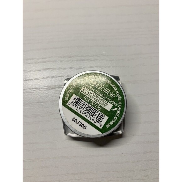 L'Oréal Paris Infallible 24HR Eye Shadow 335 GOLDEN EMERALD 0.12 oz✨️NEW✨️ - Picture 3 of 8